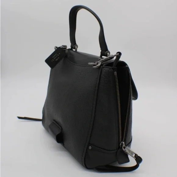 ๐ฃ COACH Faye ๐ฃ Mixed Materials Backpack in Black. - Picture 4 of 16
